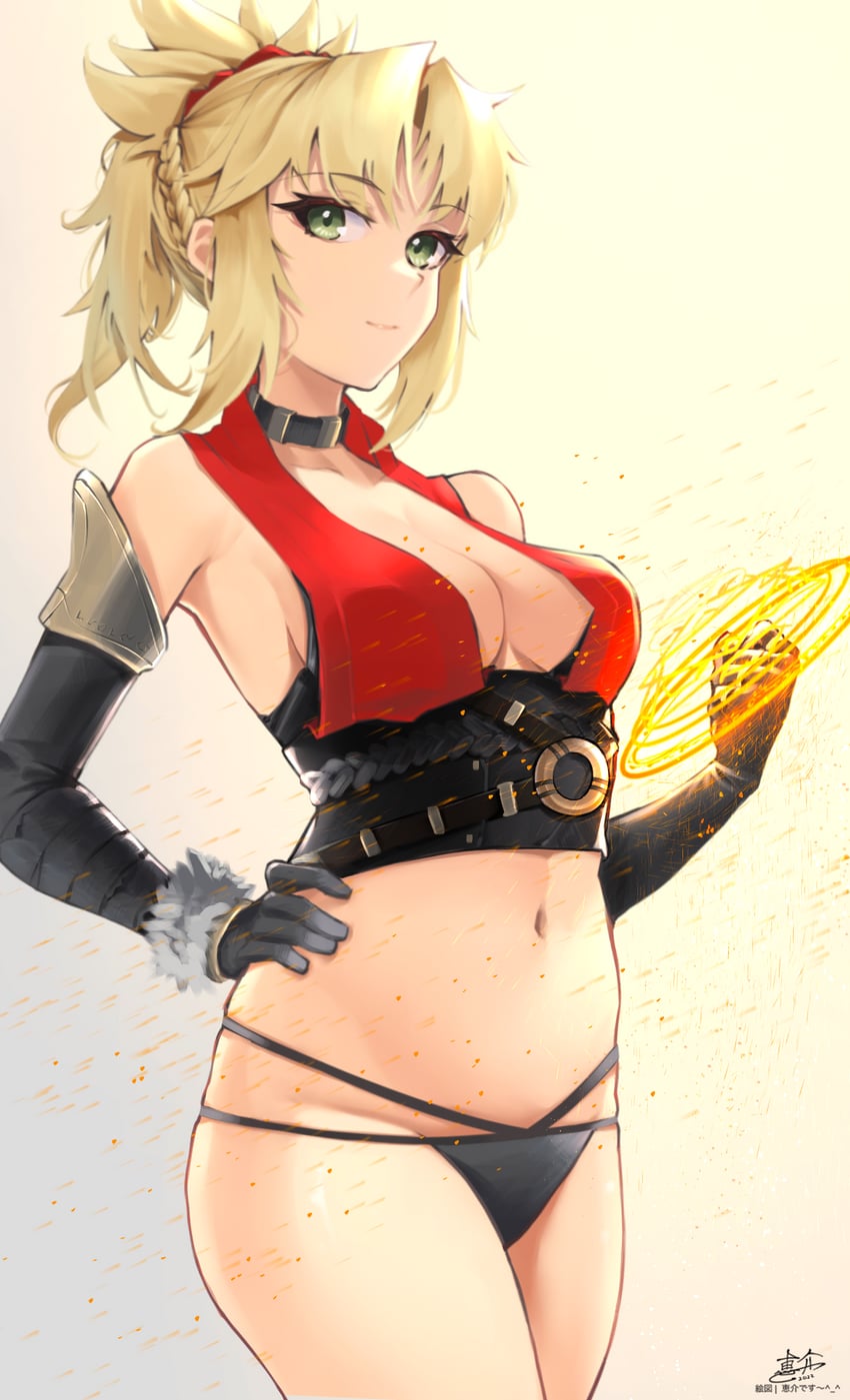 mordred (fate and 2 more) drawn by keisuke_desu~