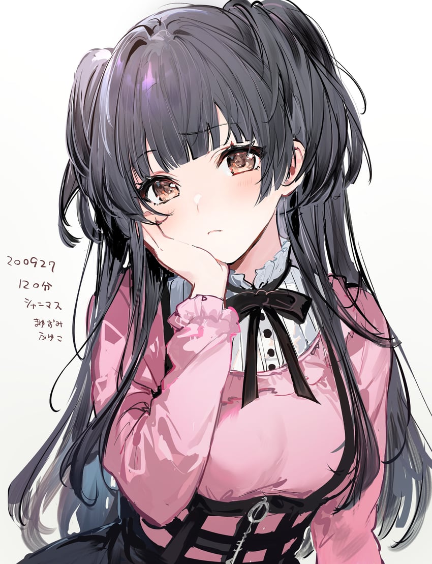 mayuzumi fuyuko (idolmaster and 1 more) drawn by umibouzu_(niito)
