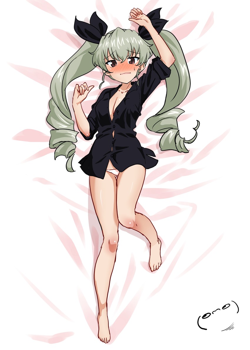 anchovy (girls und panzer) drawn by shiina_excel
