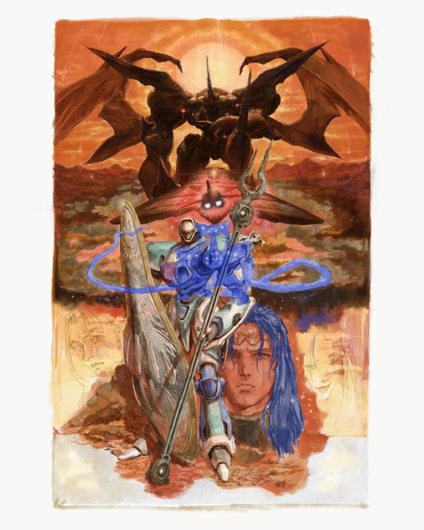 miang hawwa, krelian, and original weltall (xenogears) drawn by kosibahara