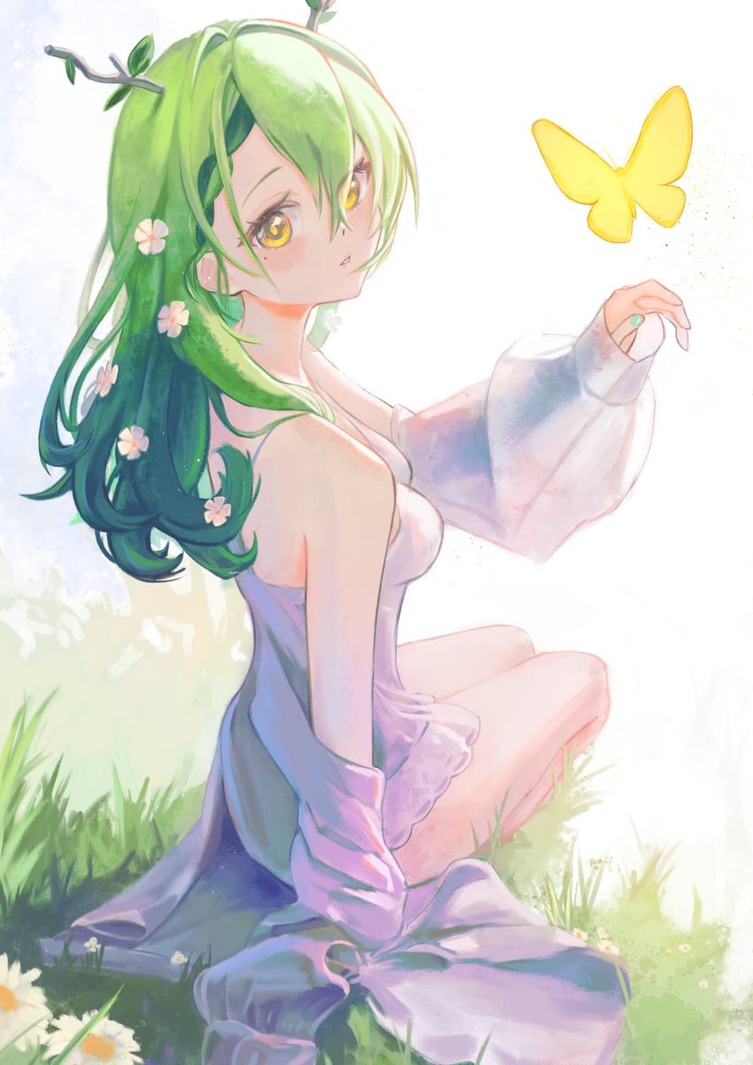 ceres fauna (hololive and 1 more) drawn by besi_(besidoesart)