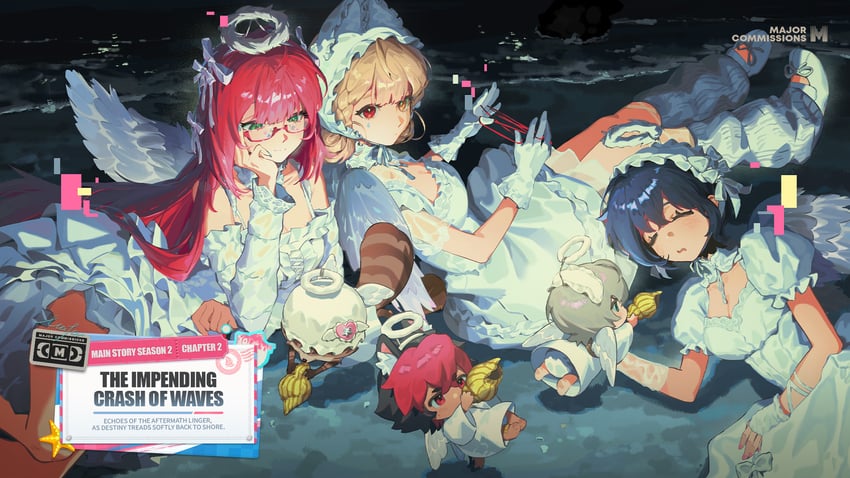 belle, wise, ukinami yuzuha, alice thymefield, komano manato, and 1 more (zenless zone zero)