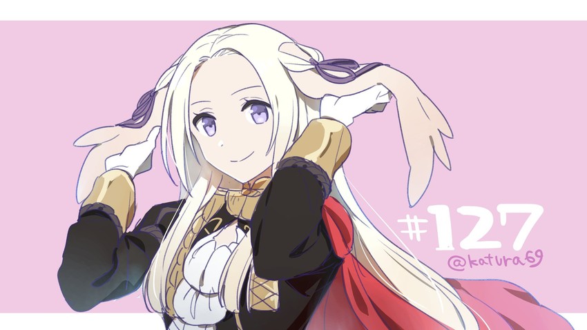 edelgard von hresvelg (fire emblem and 2 more) drawn by katsura_ichiho