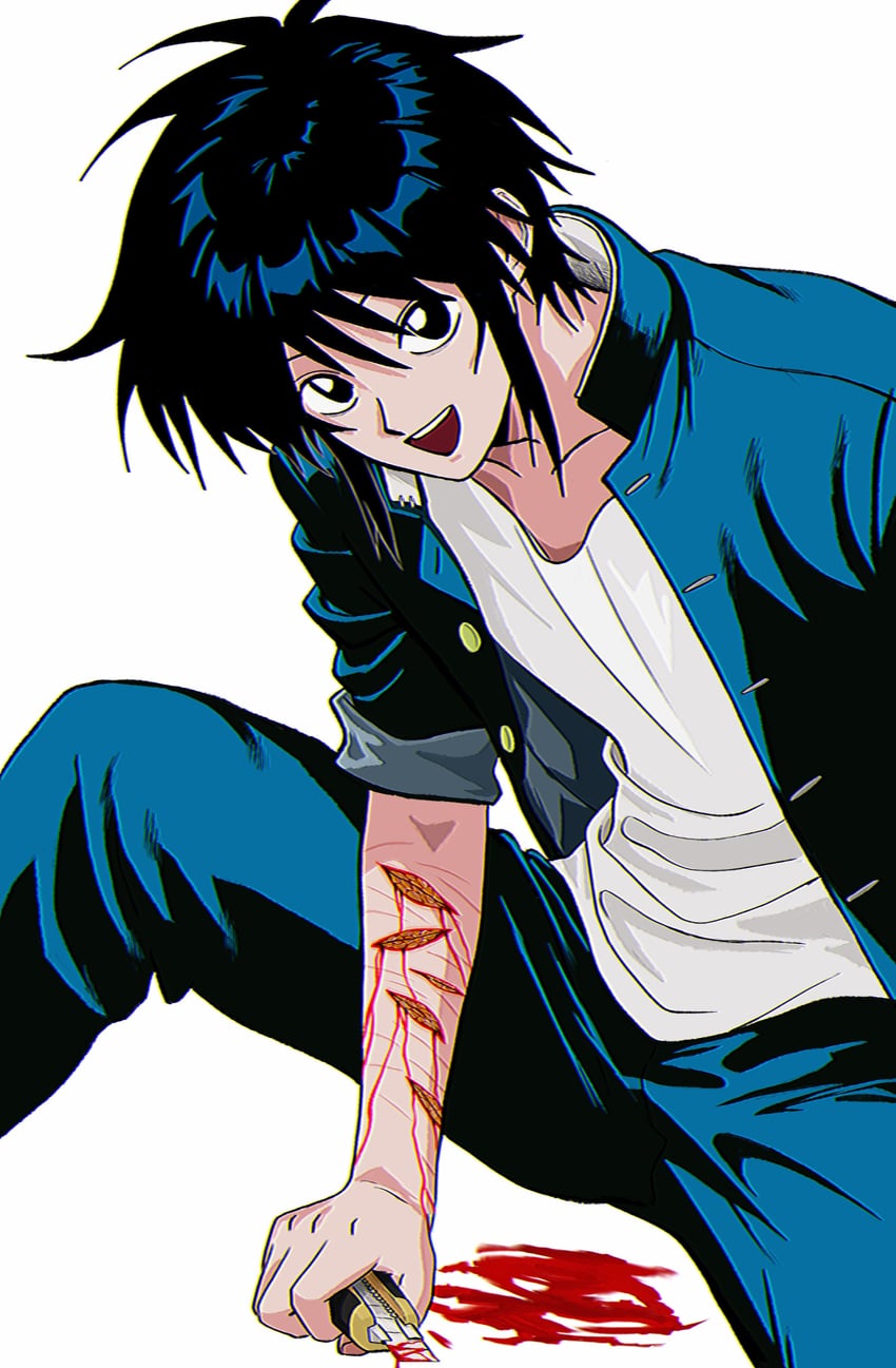 tsukada satoru (randal's friends) drawn by uri_ka55