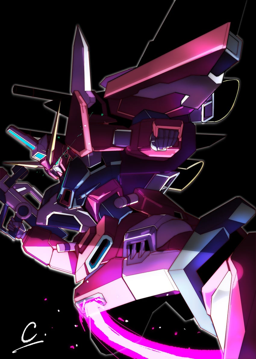 infinite justice gundam (gundam and 2 more) drawn by kuroiwa_cookie
