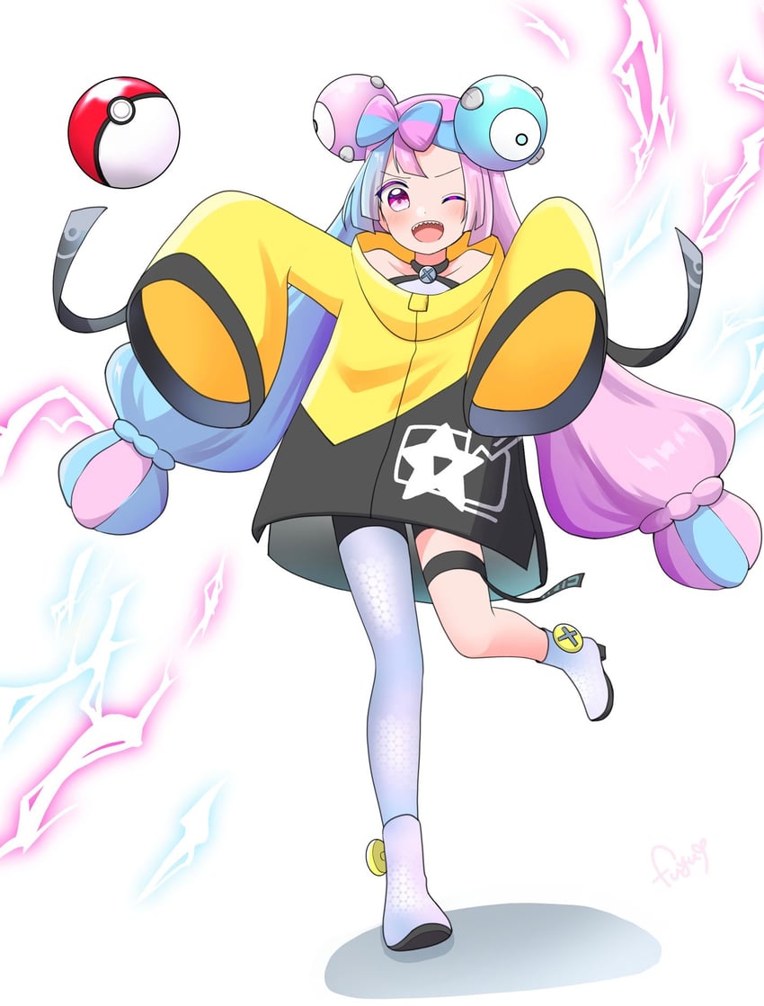 iono (pokemon and 1 more) drawn by fuyukusa_1