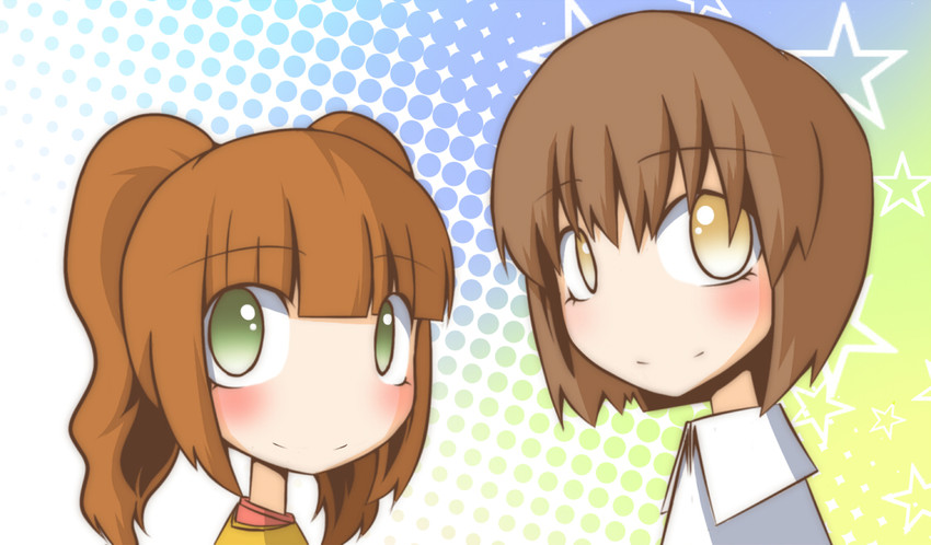 takatsuki yayoi and hagiwara yukiho (idolmaster) drawn by konohana_saku