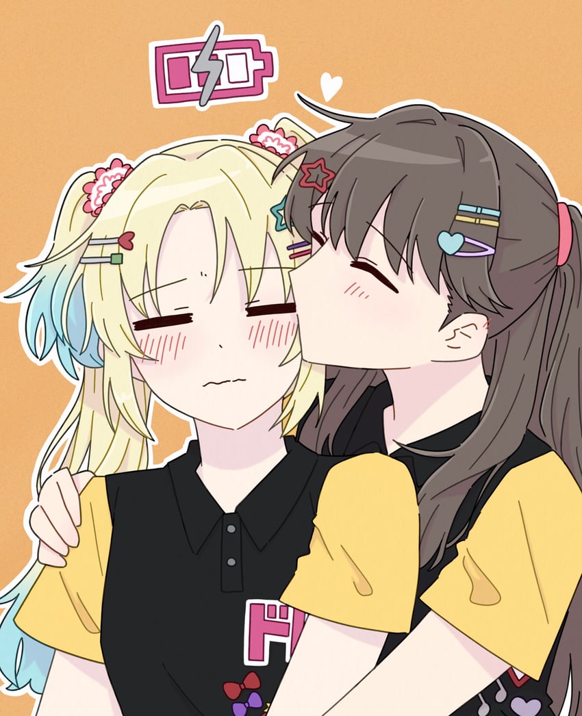 fujishima megumi and osawa rurino (love live! and 2 more) drawn by zueka27