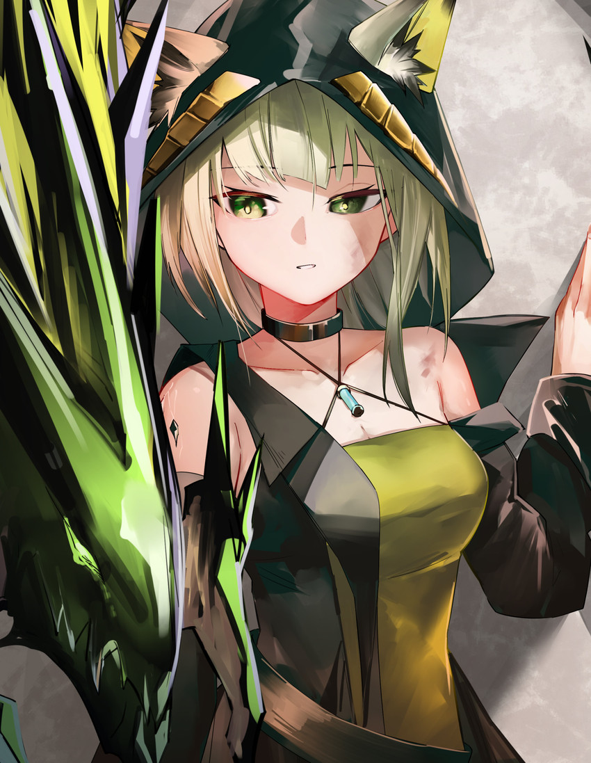 mon3tr and kal'tsit (arknights) drawn by ao_oni_(onioni-aoi)