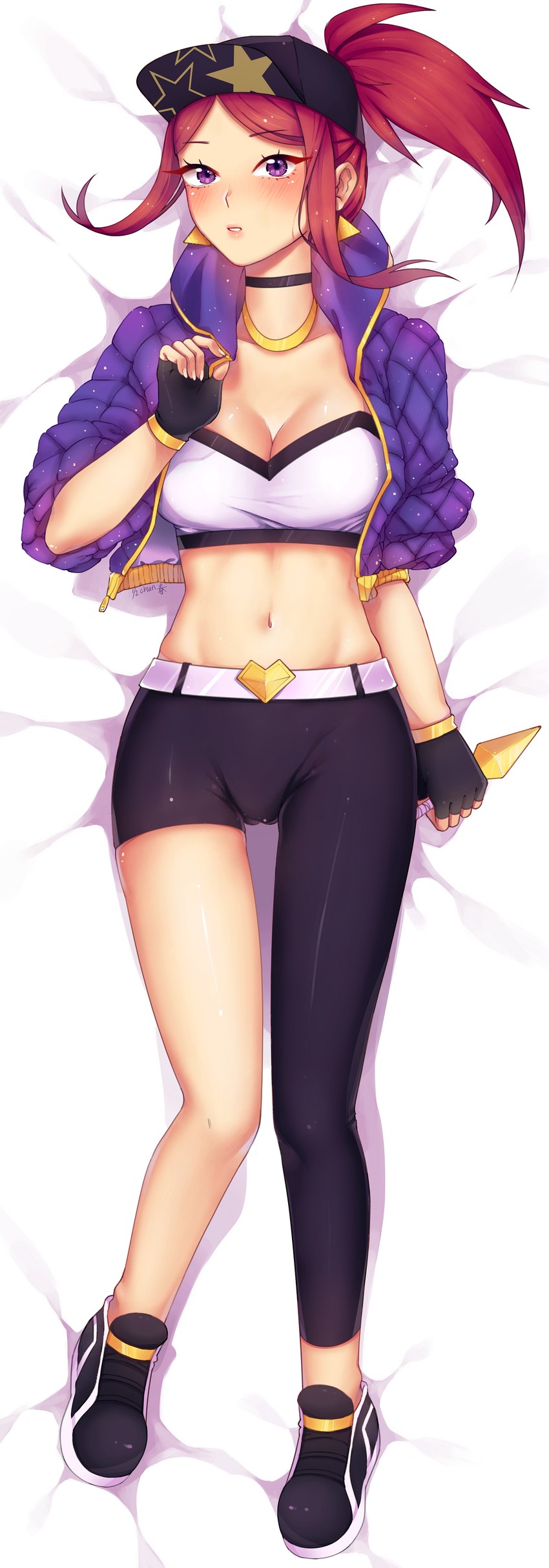 akali and k/da akali (league of legends) drawn by 12chun