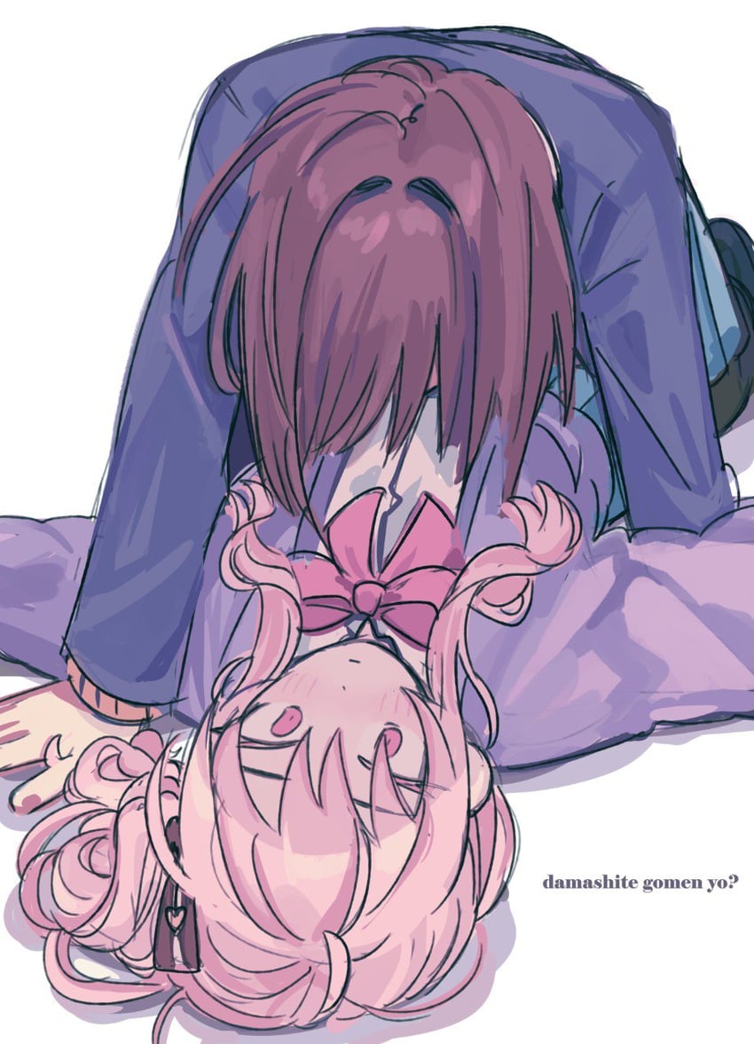 shinonome ena and akiyama mizuki (project sekai) drawn by luwwakk