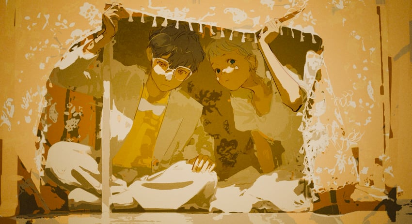 ami and mia (fusheng yi xi) drawn by sheya_tin