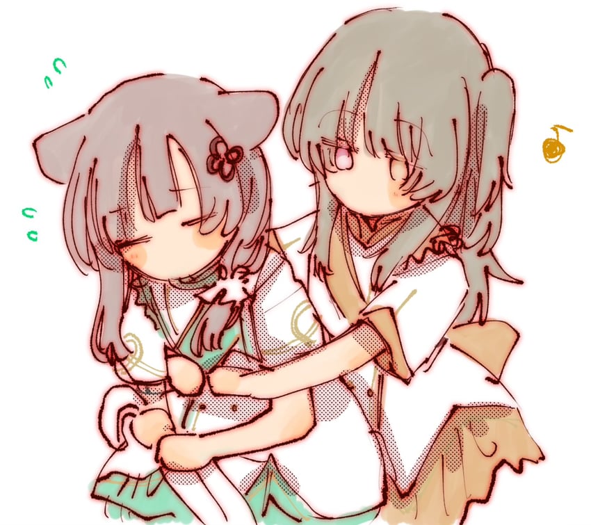 kuo shenlin and wang yujia (assault lily) drawn by rui_rui_rui0122