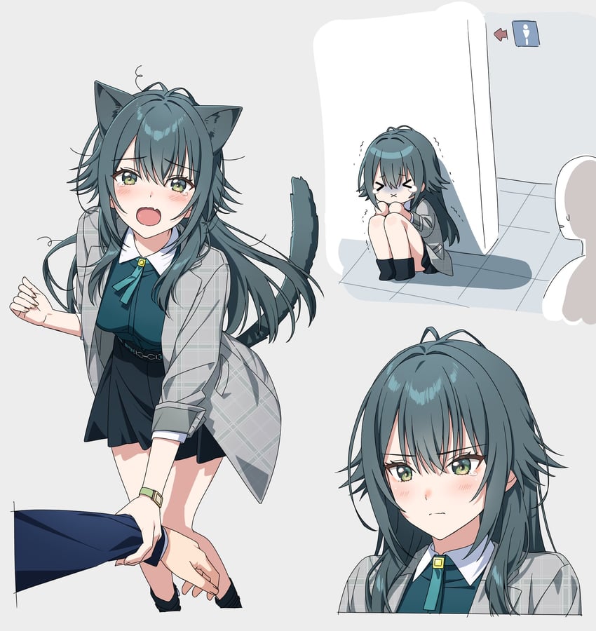 producer and tsukimura temari (idolmaster and 1 more) drawn by nonanonnon6u6