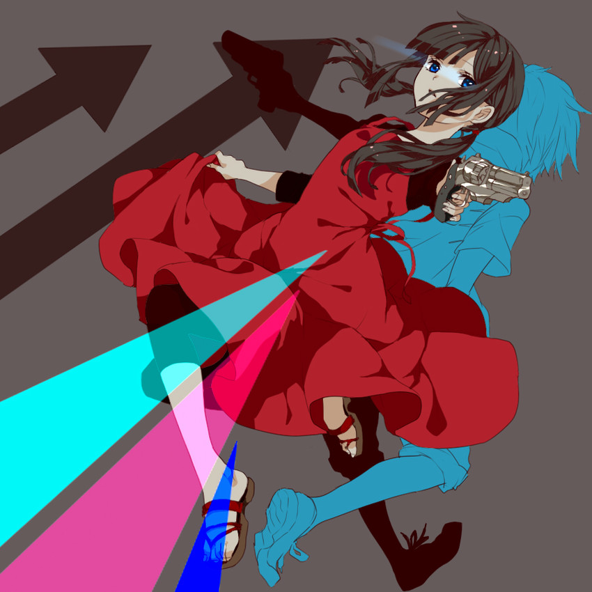 amamiya hibiya and asahina hiyori (kagerou project) drawn by massuru