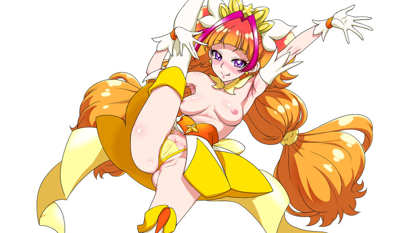 amanogawa kirara and cure twinkle (precure and 1 more) drawn by numahana