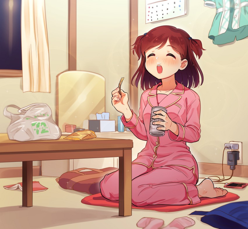 aoba misaki (idolmaster and 2 more) drawn by kamille_(vcx68)