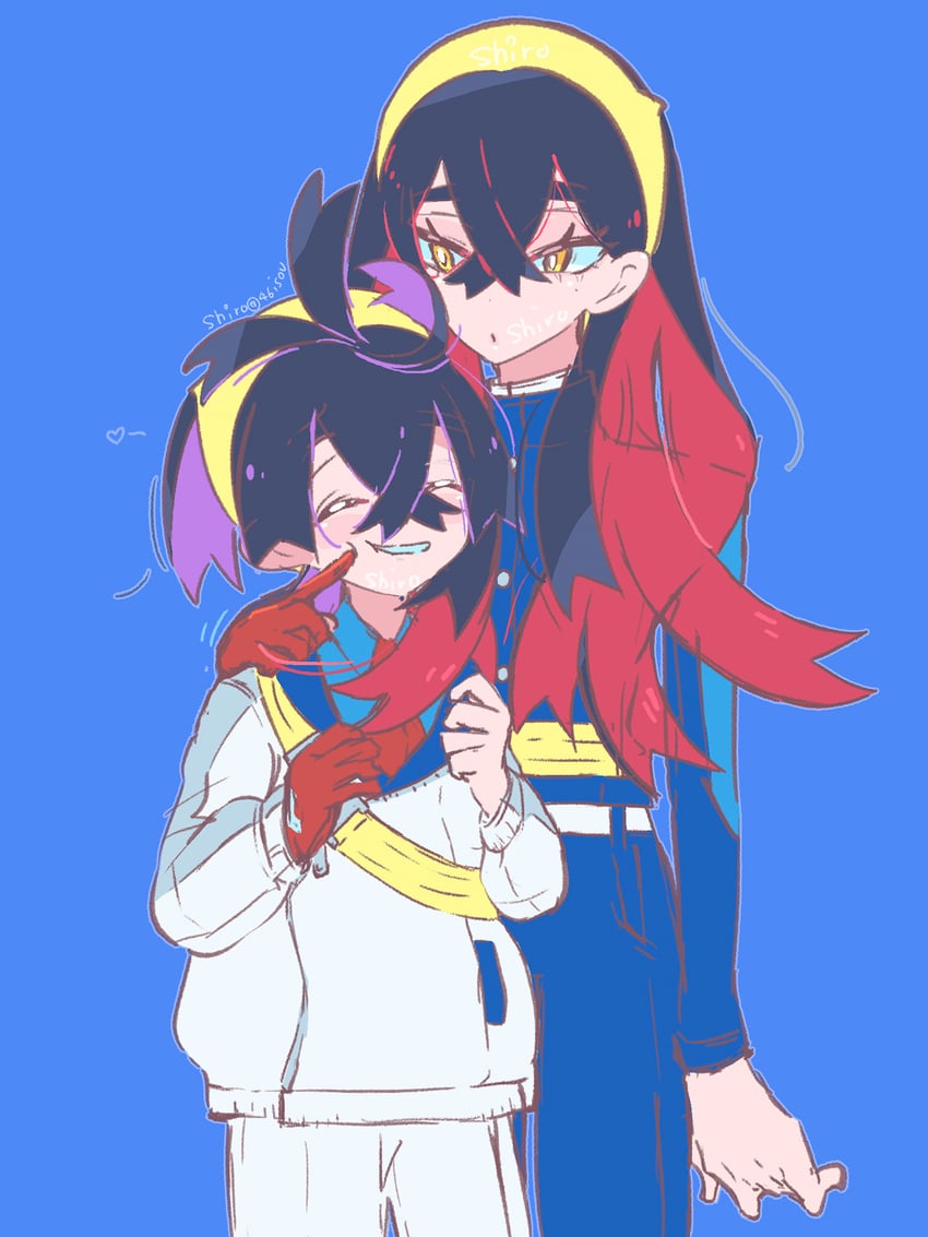kieran and carmine (pokemon and 1 more) drawn by shiro_(46isou)