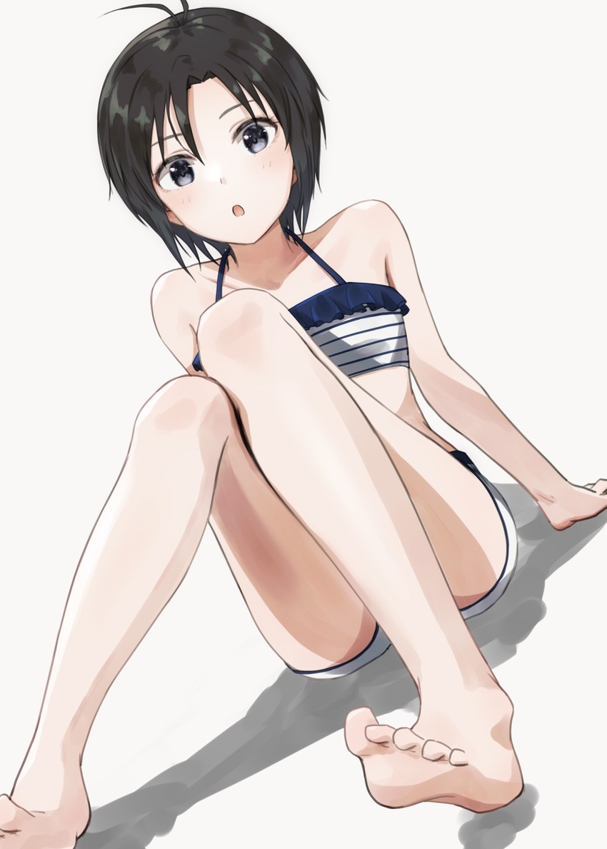 kikuchi makoto (idolmaster and 3 more) drawn by mogskg
