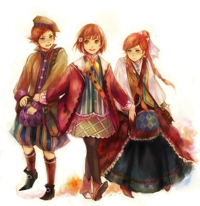 tia, francesca, and romaioni (avalon code) drawn by xxnicol