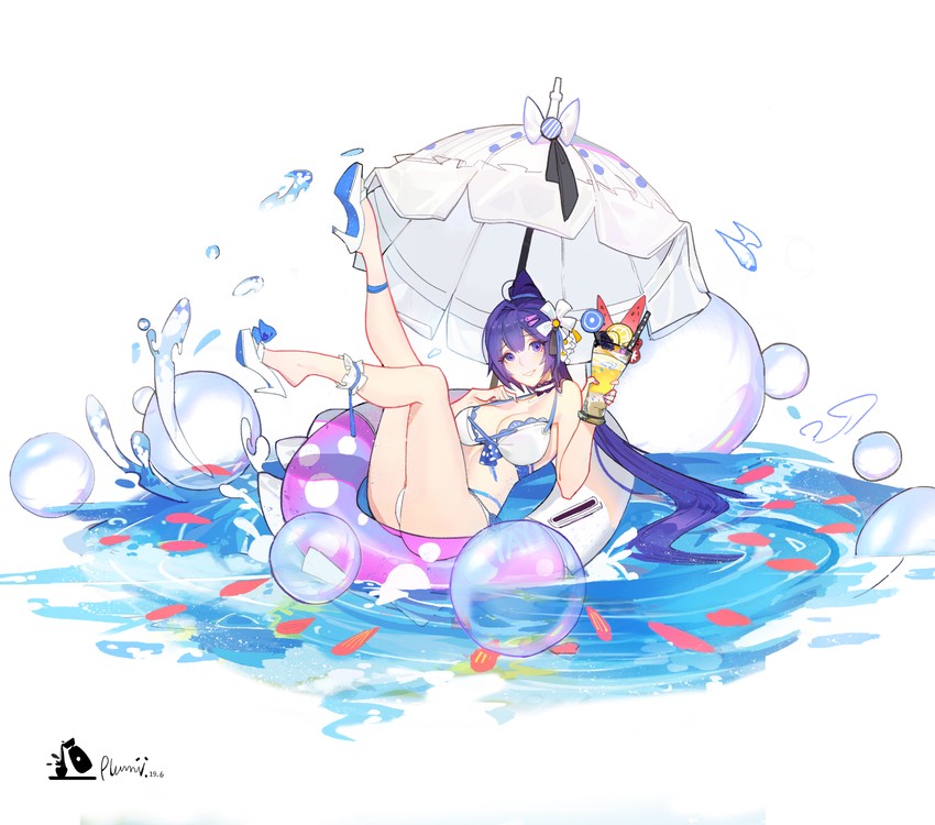raiden mei (honkai and 1 more) drawn by plumw