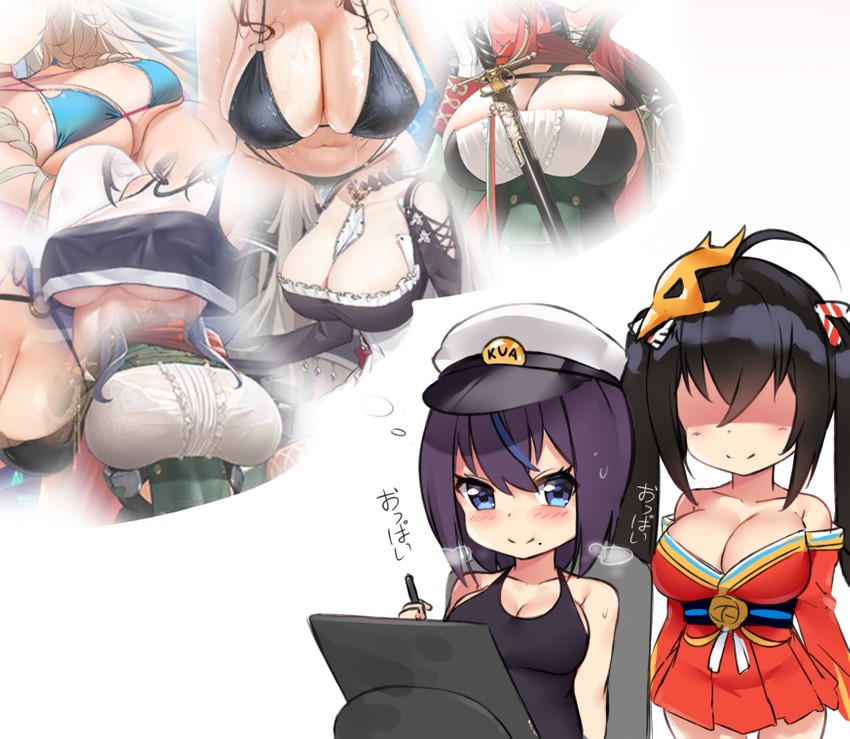 taihou, formidable, commander, zara, pola, and 3 more (azur lane) drawn by gujianshaonu, kincora, kuavera, suika01, and yunsang