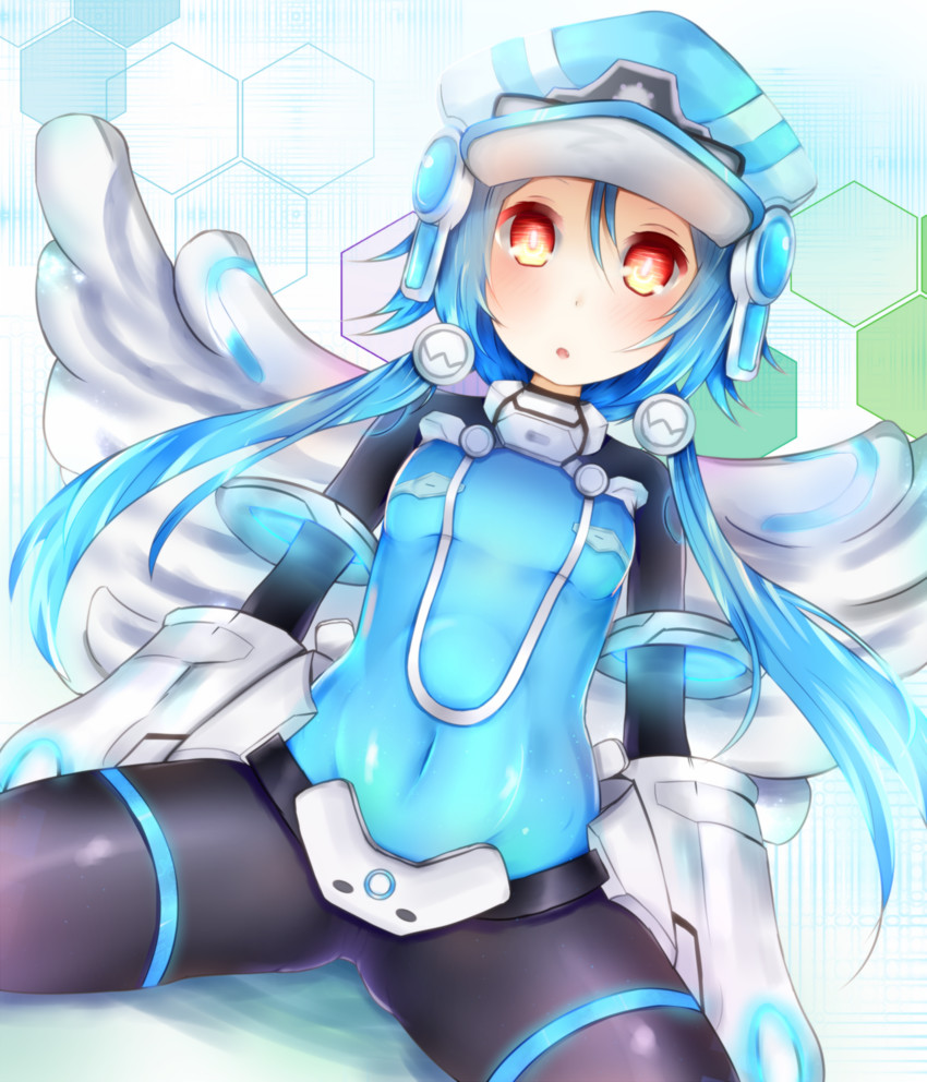 white heart and next white (neptune and 1 more) drawn by mitsuba_(watergarden)