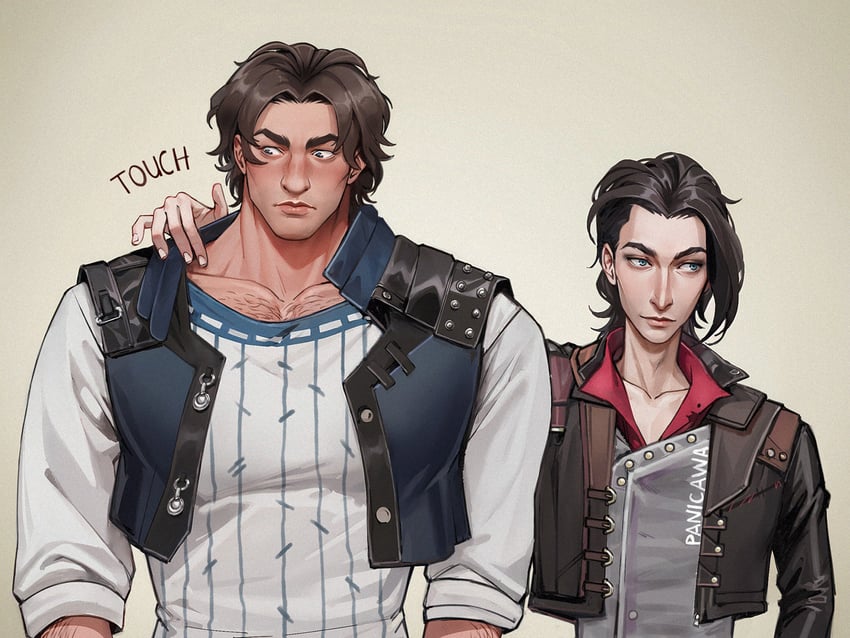 silco and vander (league of legends and 1 more) drawn by adelheid_(moschiola)