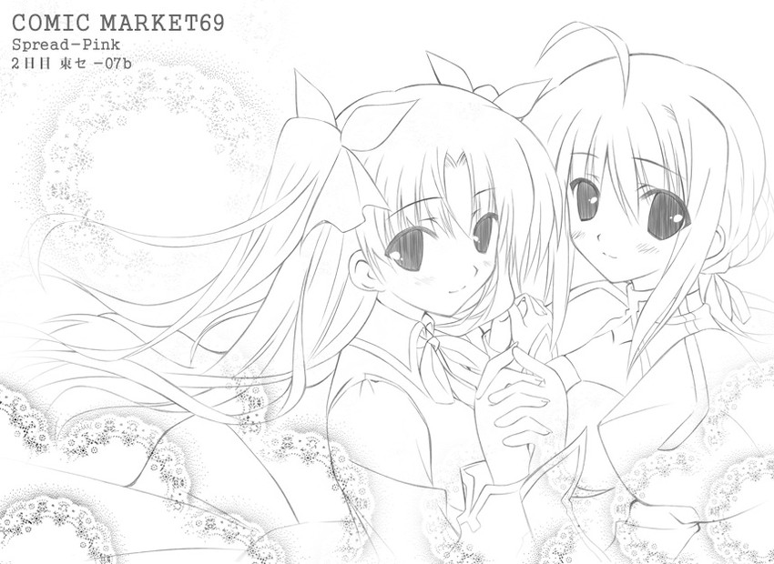 artoria pendragon, saber, and tohsaka rin (fate and 1 more) drawn by zinno