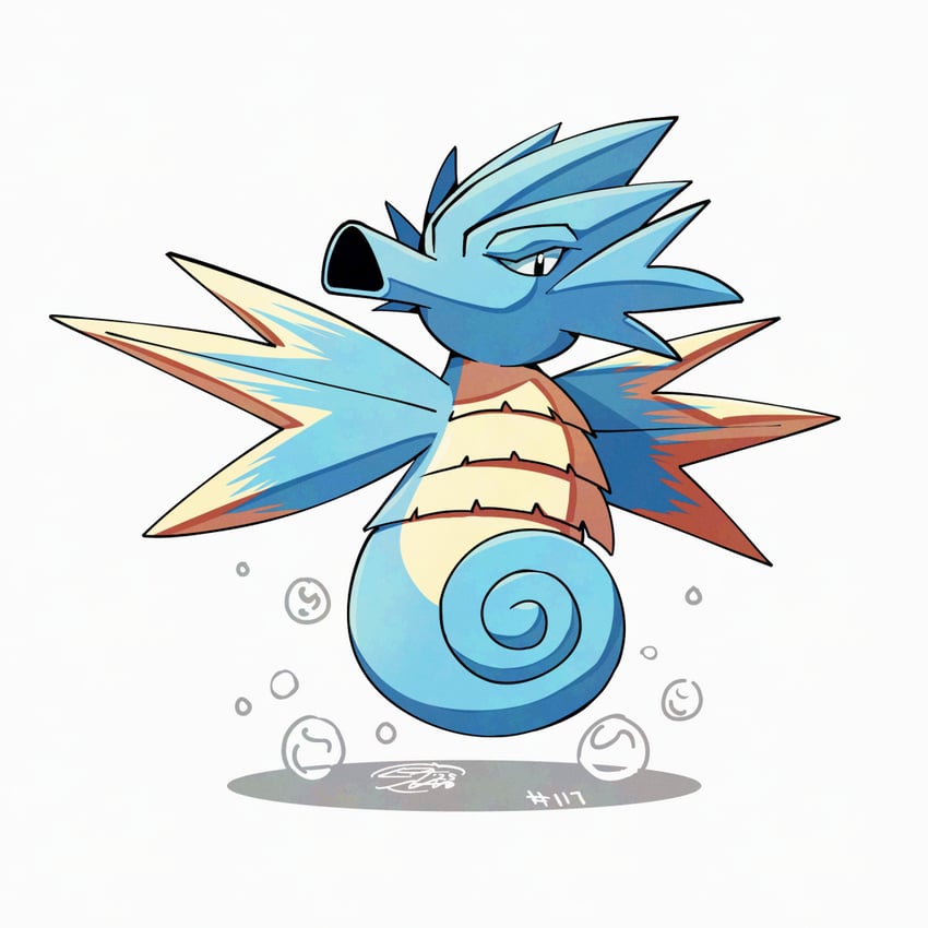 seadra (pokemon) drawn by mistray-art