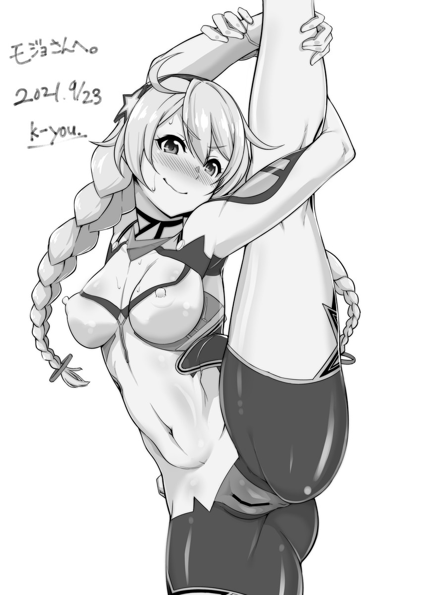 kiana kaslana (honkai and 1 more) drawn by k-you_(hikarininare)