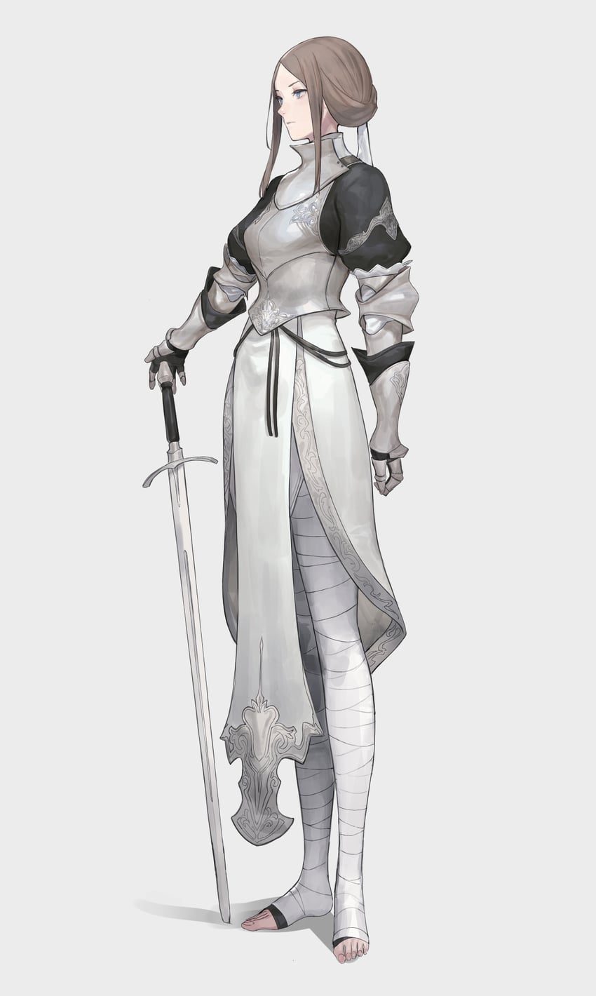 knight of the holy cloth (original) drawn by km_yama