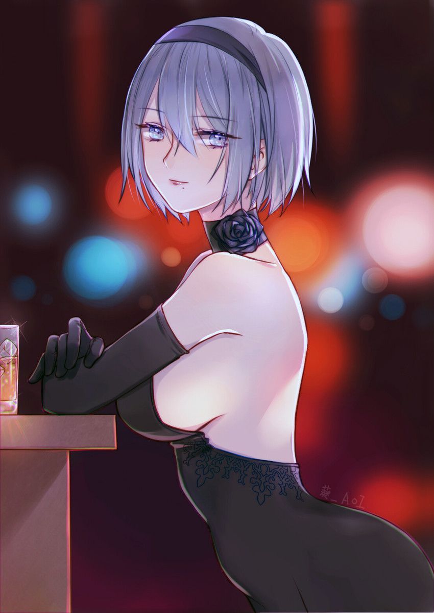 2b (nier and 1 more) drawn by aoi_aoi