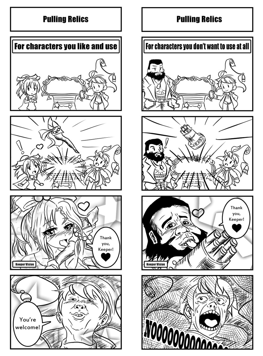 terra branford, barret wallace, deci, and tyro (final fantasy and 3 more) drawn by yanfly