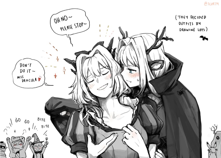frostnova, talulah, alina, mephisto, faust, and 2 more (arknights) drawn by silverxp