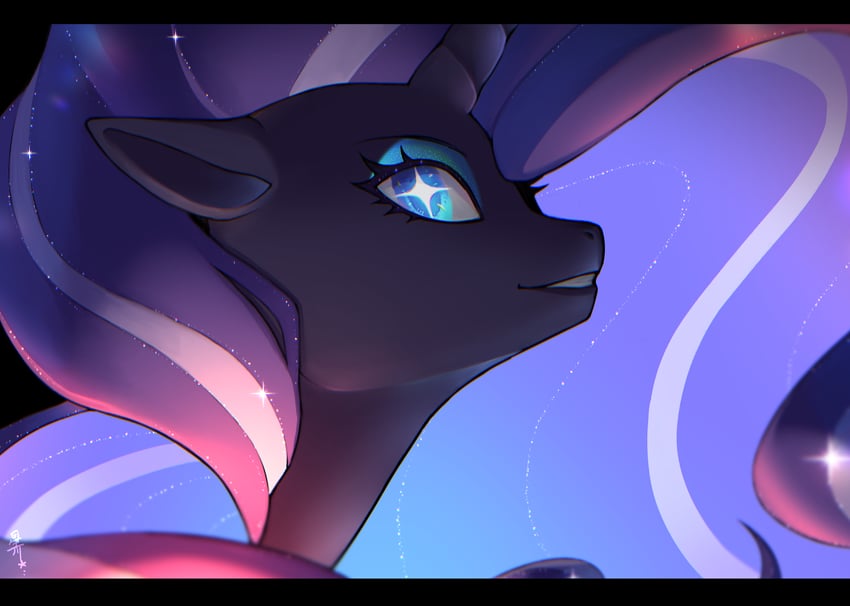 rarity and nightmare rarity (my little pony and 1 more) drawn by choco_hosikawa