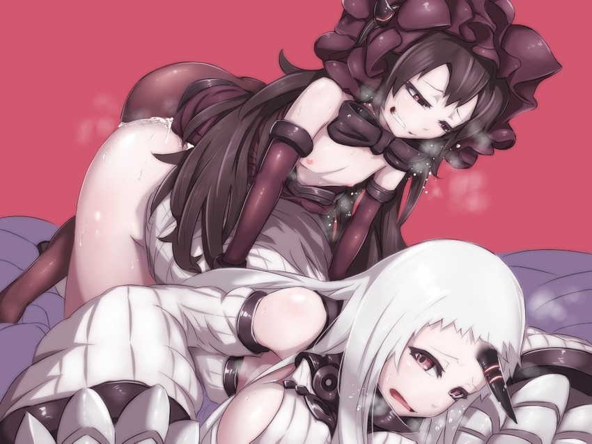 seaport princess and isolated island oni (kantai collection) drawn by onboro_(clunker)