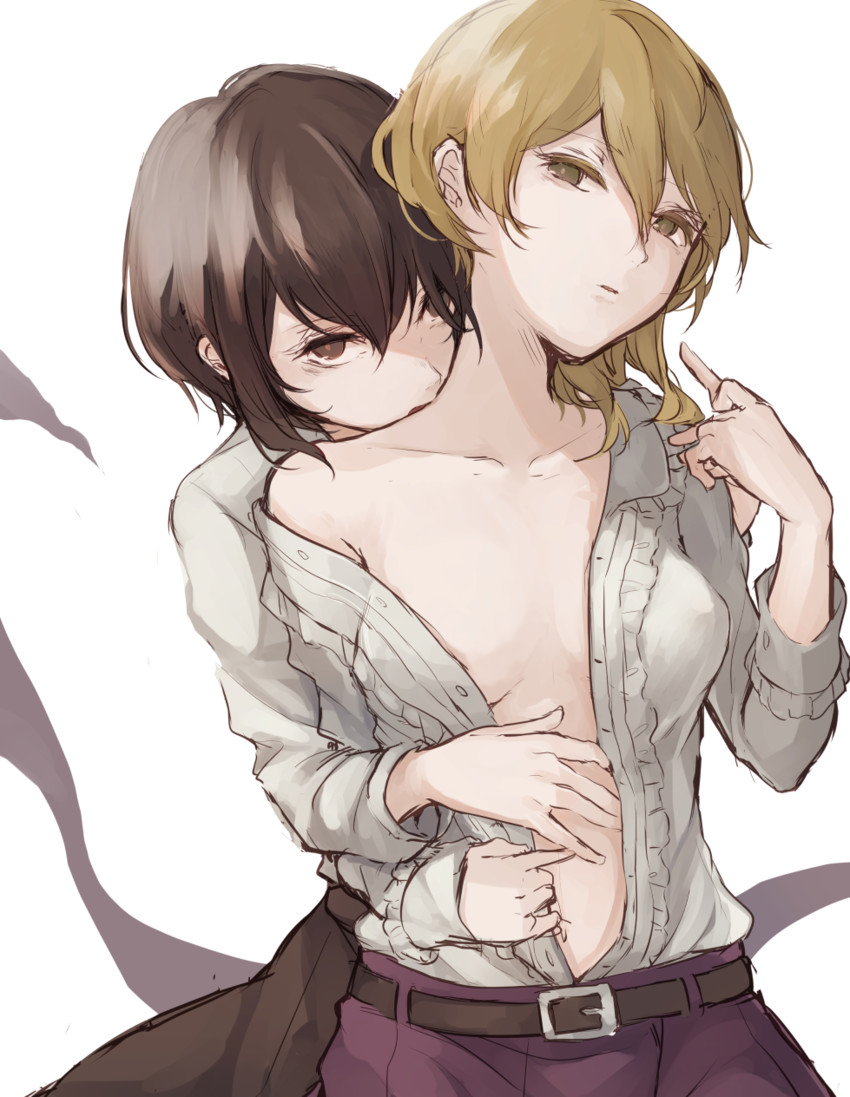 usami renko and maribel hearn (touhou) drawn by gensou_aporo