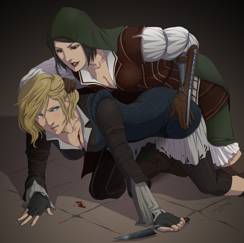 the thief and the smuggler (assassin's creed and 1 more) drawn by gb_(doubleleaf)