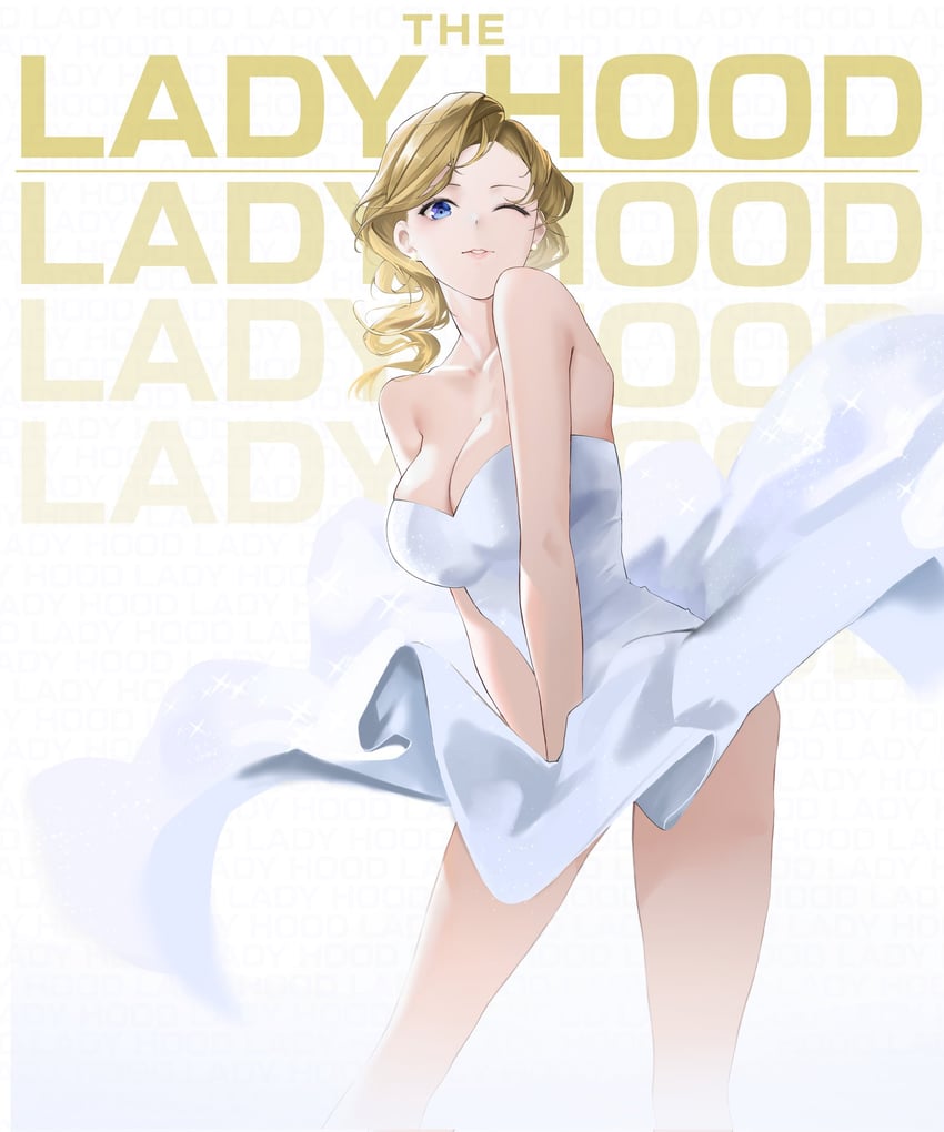 hood and marilyn monroe (azur lane and 1 more) drawn by scarfpen01