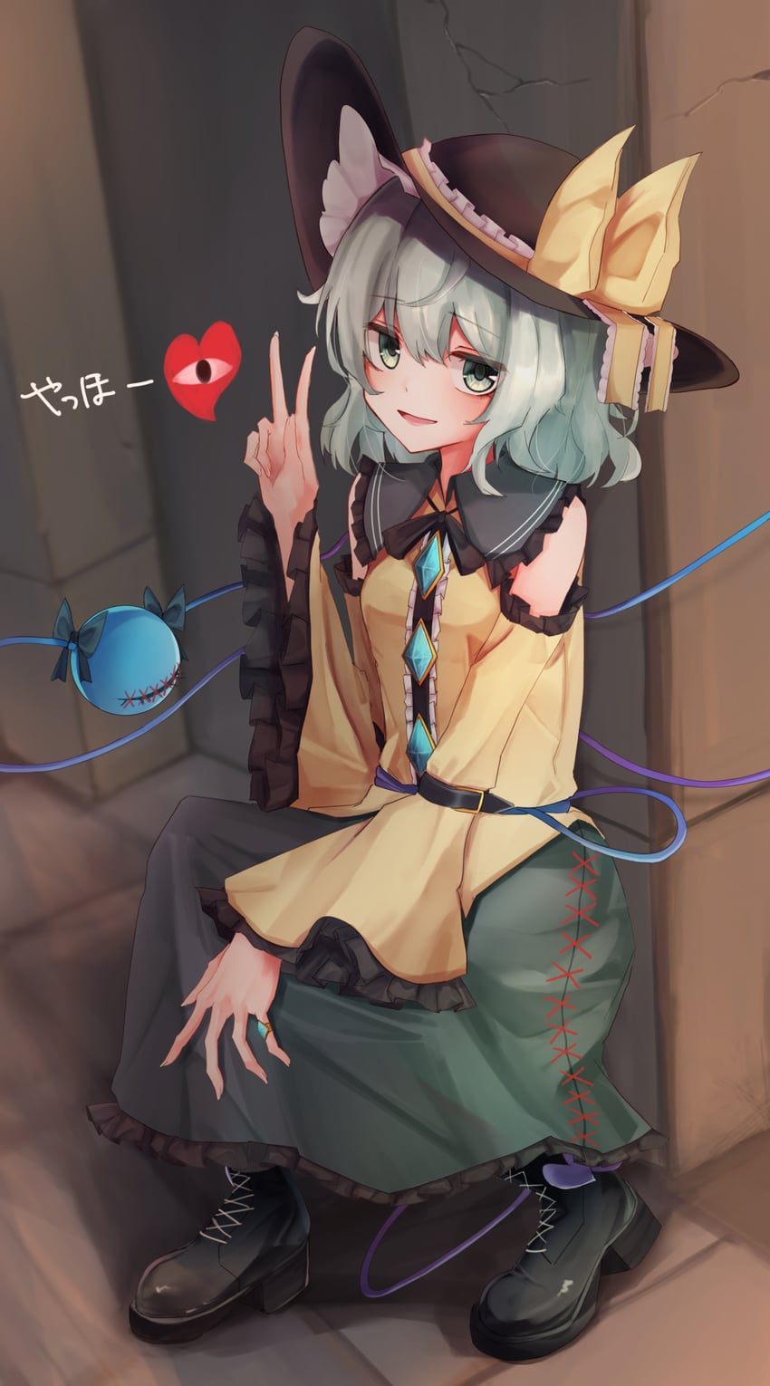 komeiji koishi (touhou) drawn by taguno