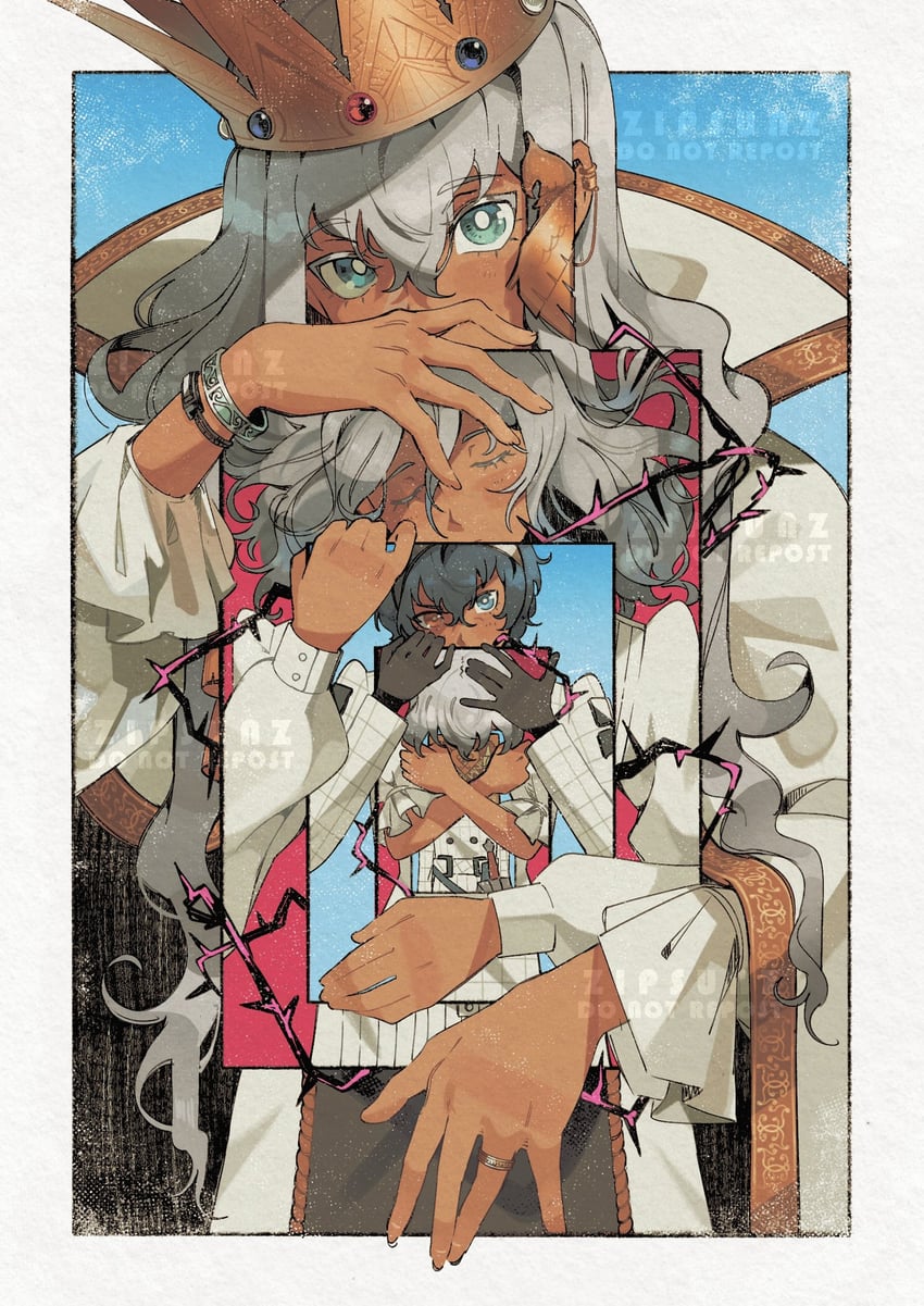 protagonist and the prince (metaphor: refantazio and 1 more) drawn by zipsunz