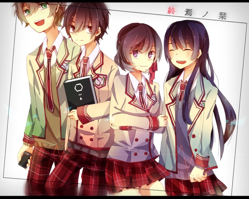 d-ne, c-ta, b-ko, and a-ya (shuuen no shiori project) drawn by yariha
