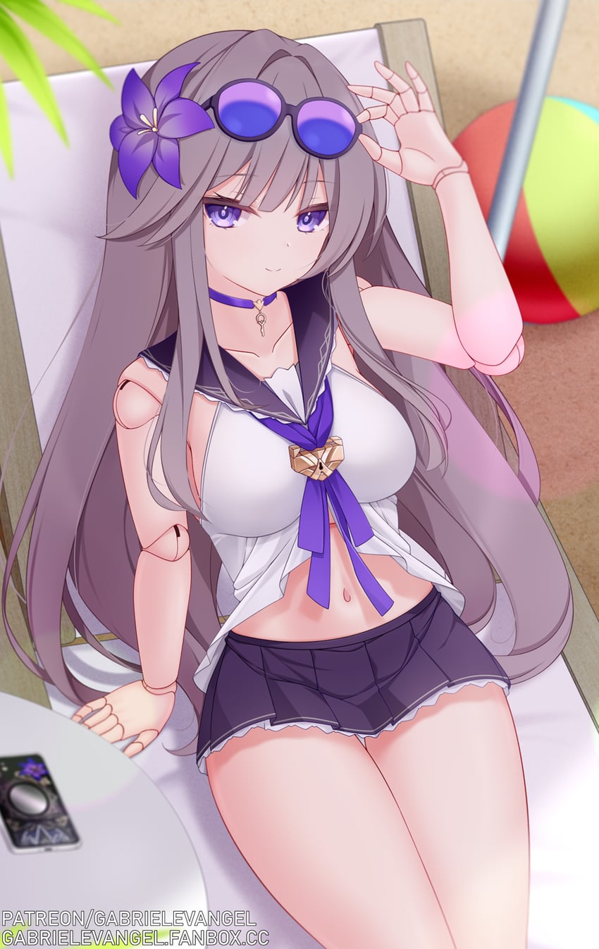 herta (honkai and 1 more) drawn by gabriel_evangel