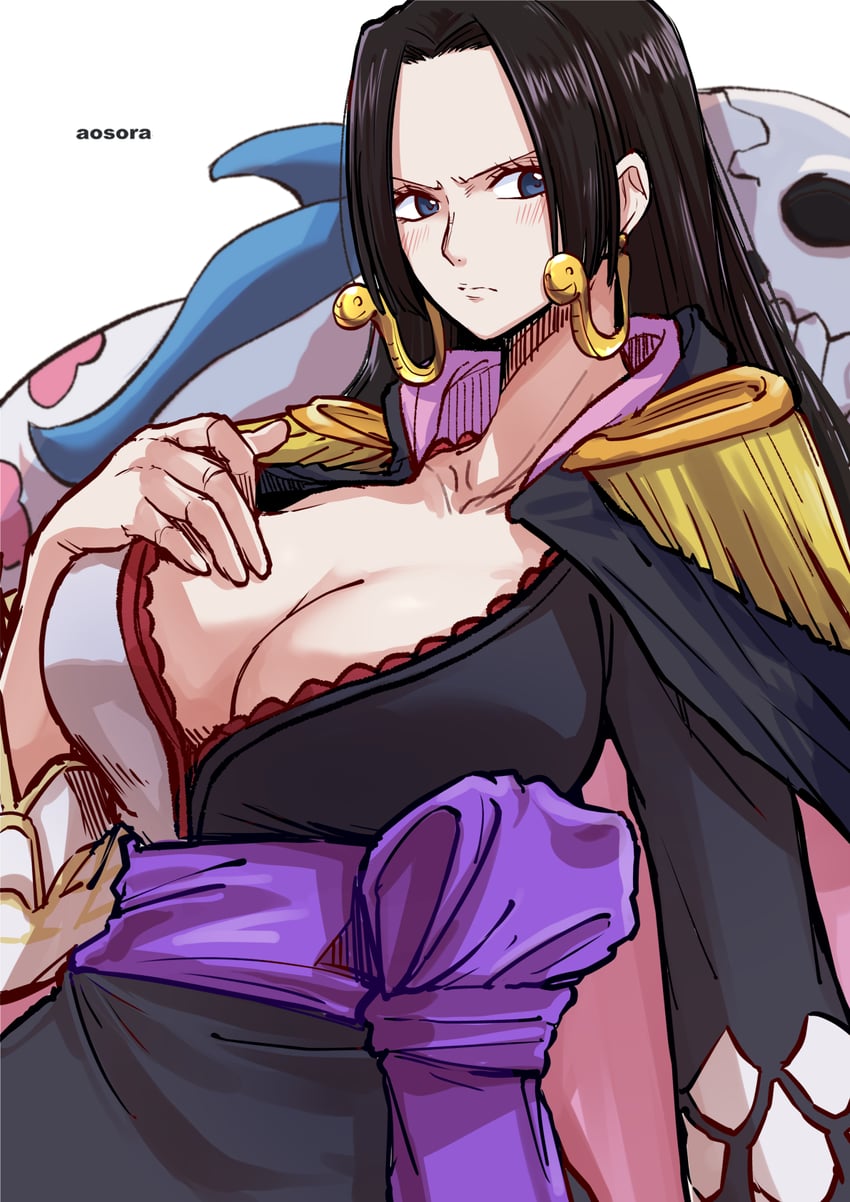 boa hancock and salome (one piece and 1 more) drawn by aosora2823