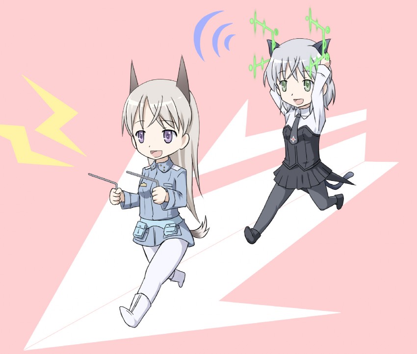 sanya v. litvyak and eila ilmatar juutilainen (world witches series and 1 more) drawn by boko_(maniacpurple)