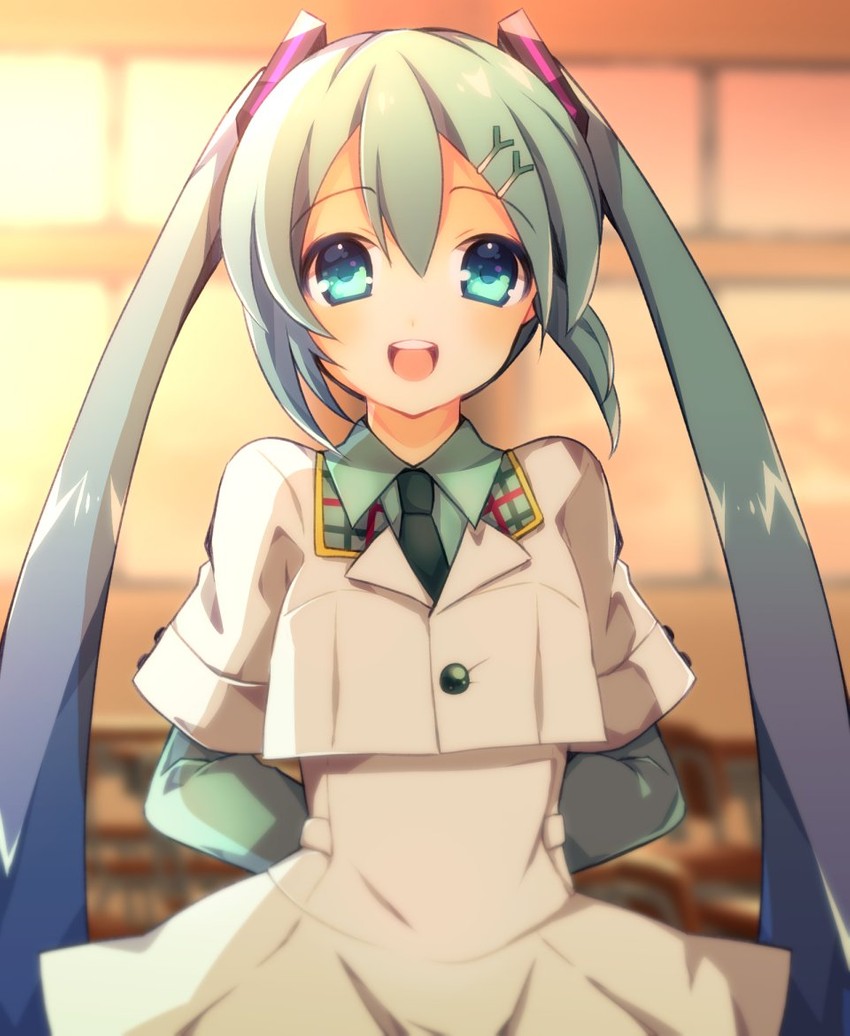 hatsune miku (vocaloid and 1 more) drawn by ryuuga_sazanami
