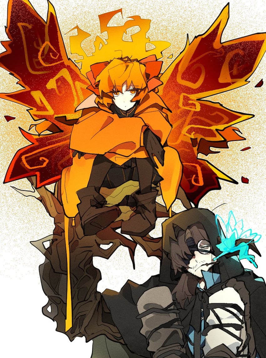 ishmael and gregor (project moon and 1 more) drawn by gmno_6