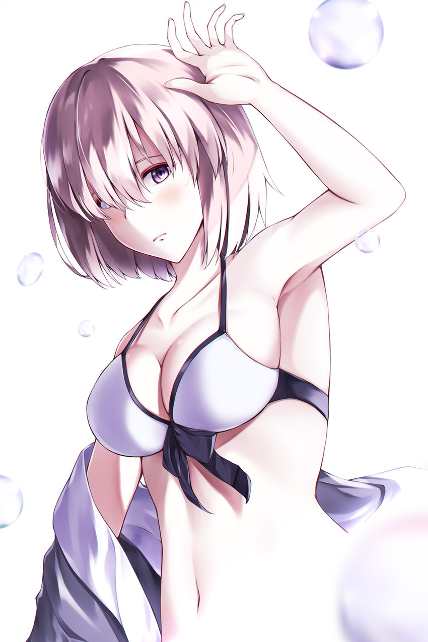 mash kyrielight (fate and 1 more) drawn by shinkami_hiroki