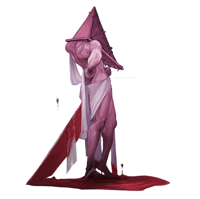 pyramid head (silent hill and 1 more) drawn by caad014
